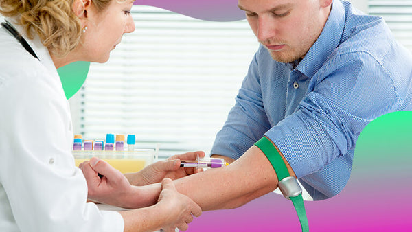 Venous blood test with clinic visit